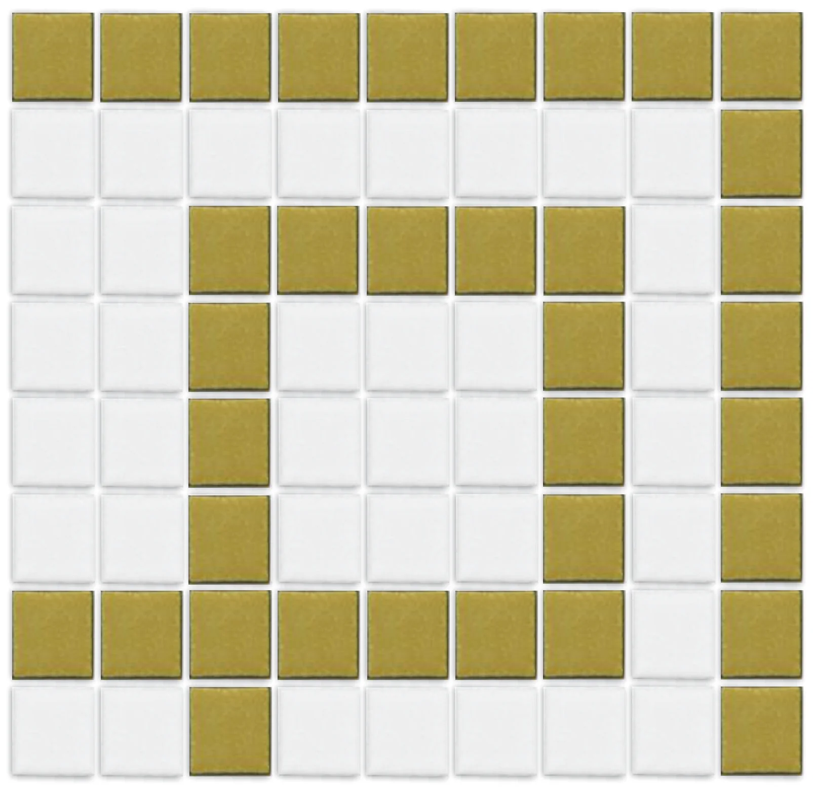 Greek Key Border | Lyric Glazed Square | Porcelain - Image 4