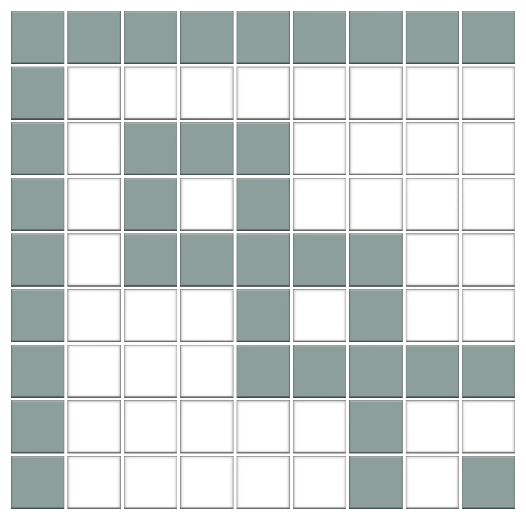 Greek Key Infinity Border | Square | Porcelain - Image 20