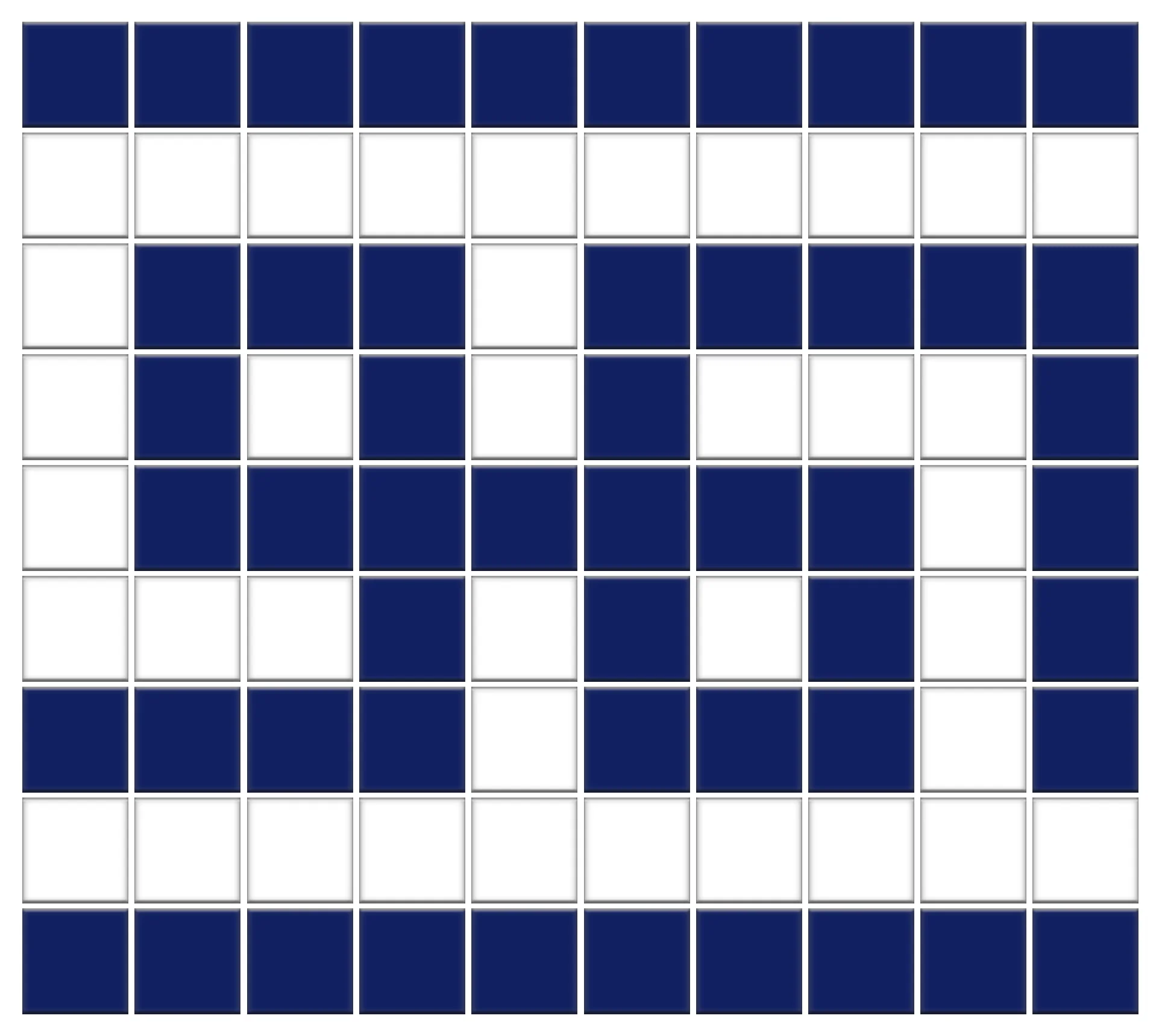 Greek Key Infinity Border | Square | Porcelain - Image 25