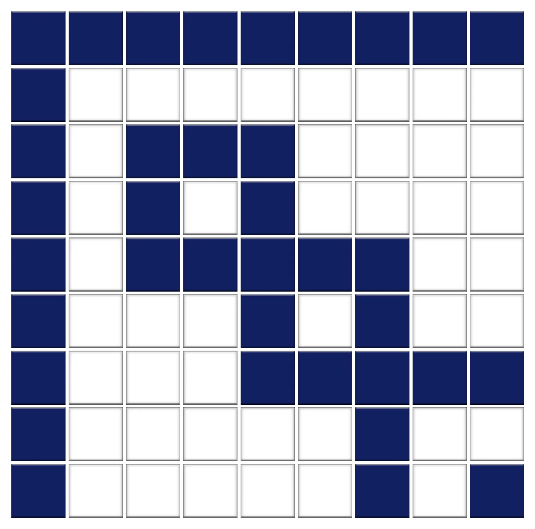 Greek Key Infinity Border | Square | Porcelain - Image 26