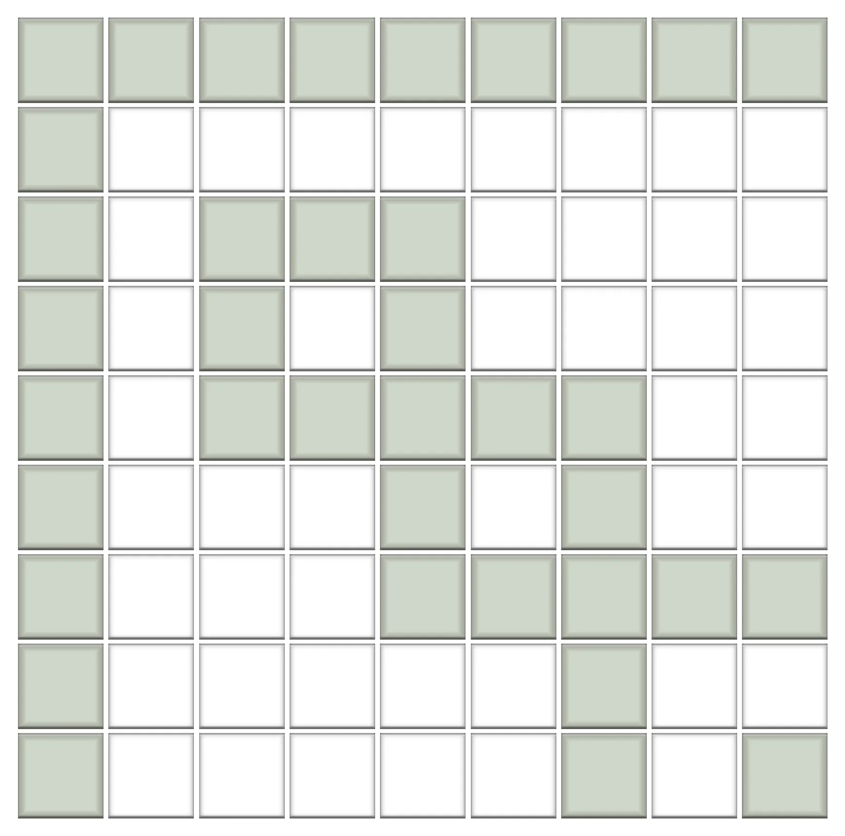 Greek Key Infinity Border | Square | Porcelain - Image 29