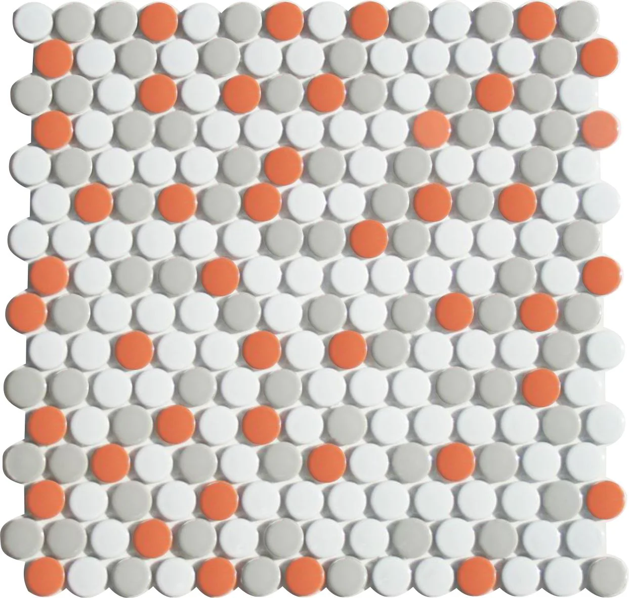 Lyric POP | Glazed Porcelain Penny Round Tile Blends - Image 7