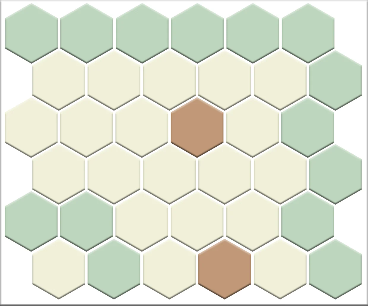 Sable Border | Pinnacle Hexagon Border - Image 44